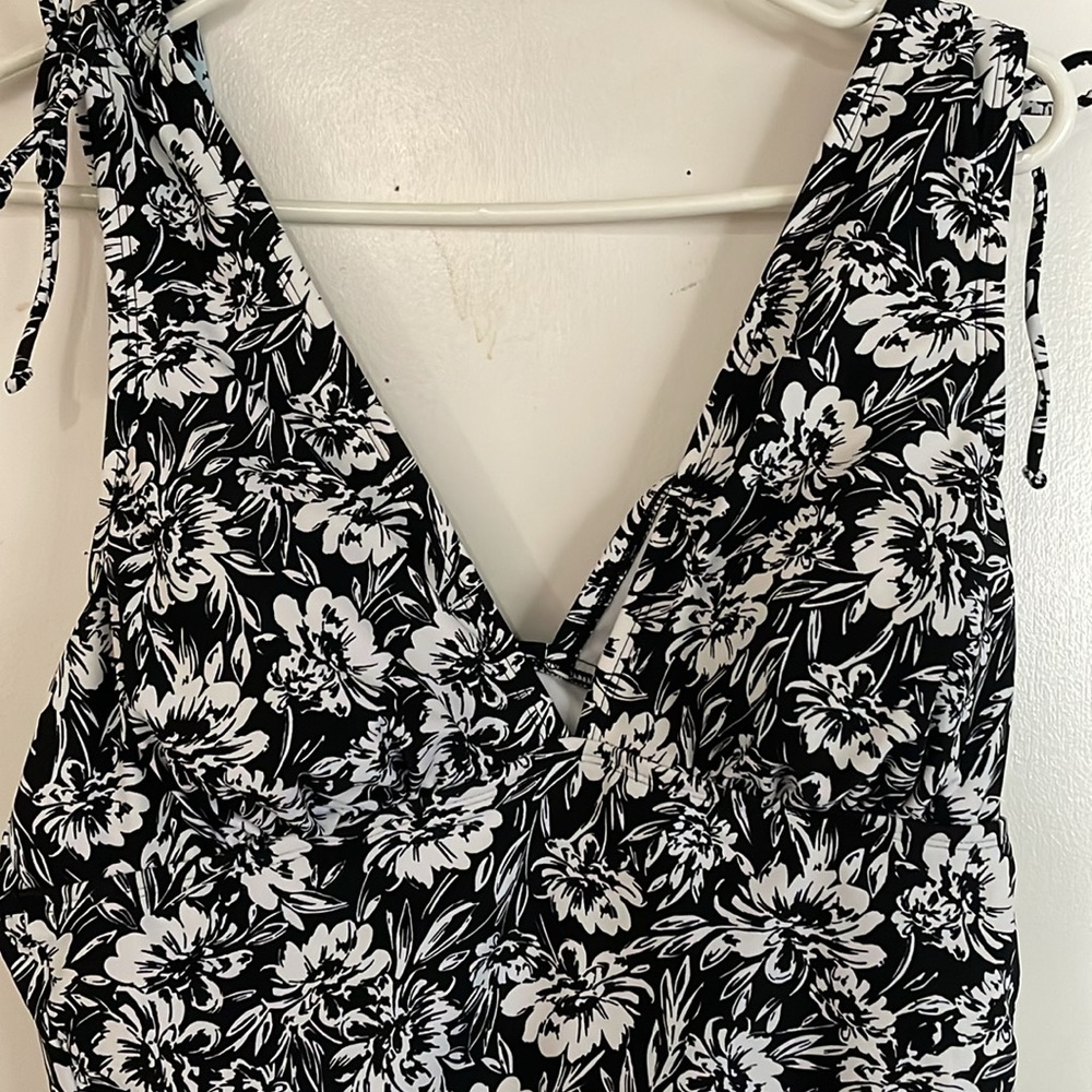 Kona Sol Tankini Top Floral Print Large - Picture 2 of 7